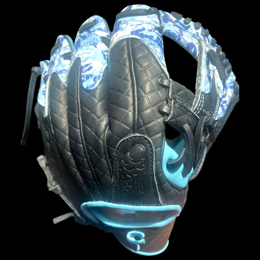 CUSTOM Camo Drip Series 11.5” I-Web Baseball Glove Blue White